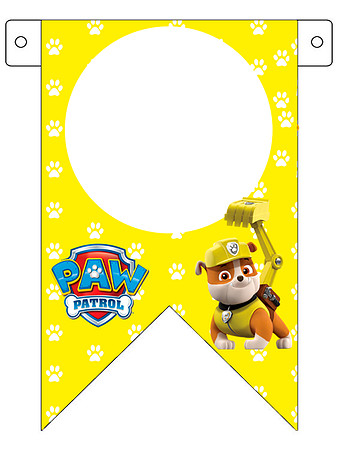 Banderines-Rubble-Paw-Patrol