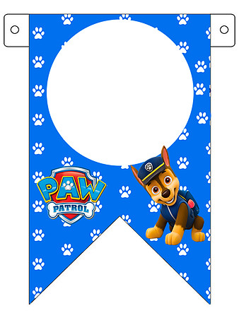 Banderines-Chase-Paw-Patrol
