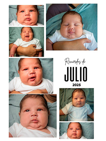COLLAGE BEBE DE CREDENCIALES